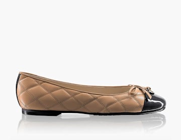 Russell Bromley quilted ballet flats