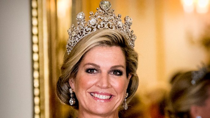 Queen Máxima of Netherlands reveals the special reason she wore the rare Stuart diamond for British state dinner | HELLO!