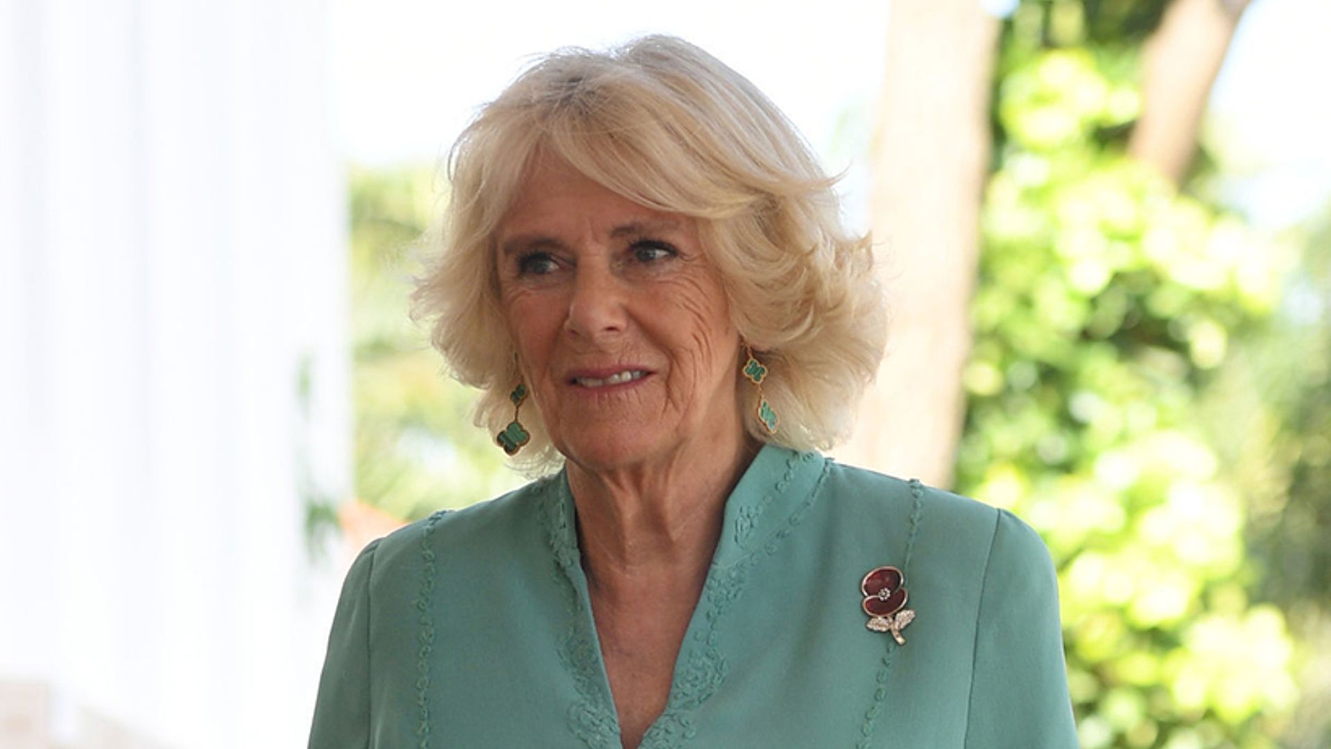 The Duchess of Cornwall stuns in summery dress coat for Gambian ...