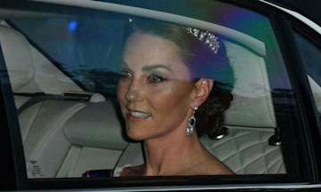 Kate Middleton stuns as she debuts special new insignia at state