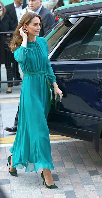 Loved Kate Middleton's £577 teal dress? Monsoon has the BEST royal dupe ...