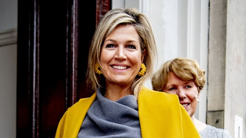 Queen Maxima mastered mustard wearing a fabulous autumnal outfit in the Netherlands