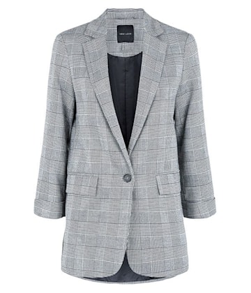 Kate Middleton Wows In Grey Check Blazer & Joseph Burgundy Trousers At 