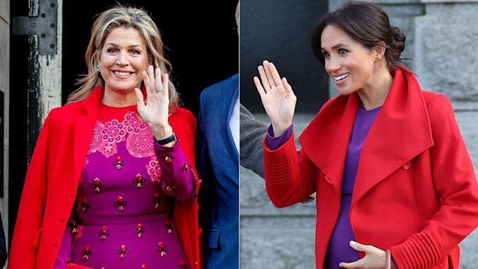 Queen Maxima and Meghan Markle
