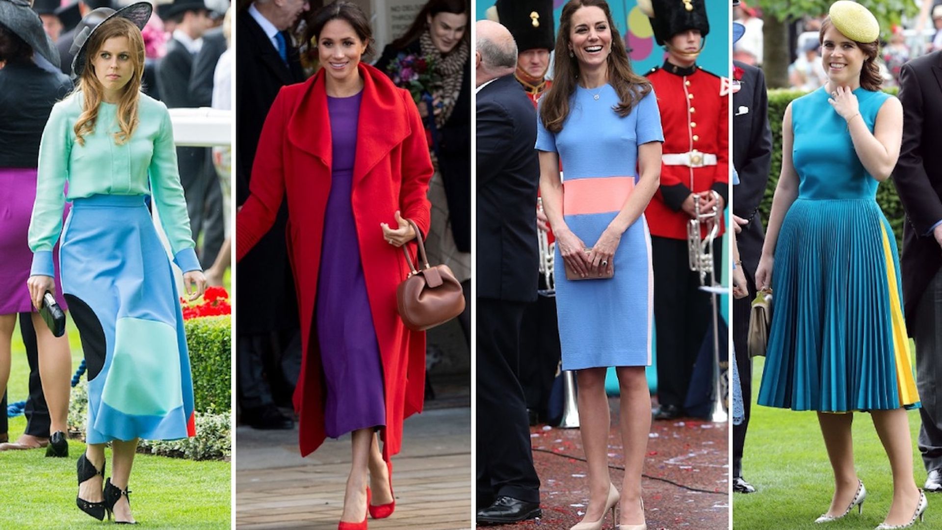 Royal ladies' shocking colour clash outfits! See Kate Middleton, Meghan ...