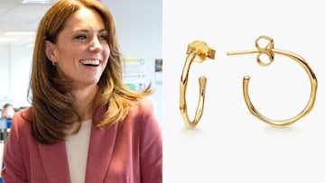 Kate Middleton's Missoma gold hoop earrings are much more affordable ...