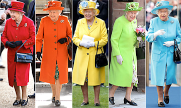 The Queen's rainbow style: from vibrant suits to bright day dresses ...