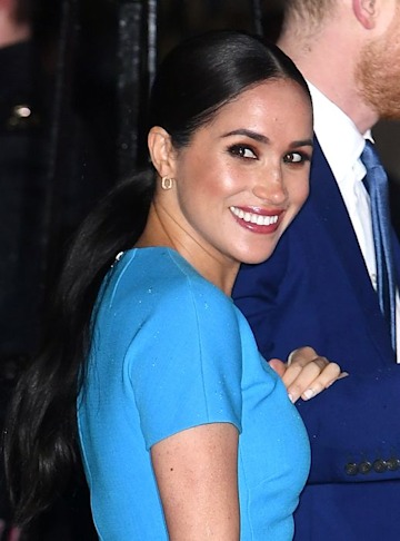 Meghan Markle's bold blue Victoria Beckham dress is finally back in ...