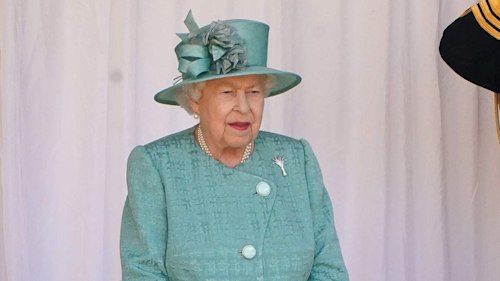 The Queen stuns in jade Stewart Parvin design at Trooping the Colour