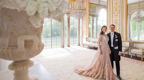 Crown Princess Victoria of Sweden is exquisite in three ballgowns for tenth wedding anniversary