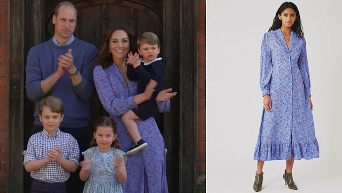 Kate Middleton's sold-out Ghost dress is back in stock - but hurry | HELLO!