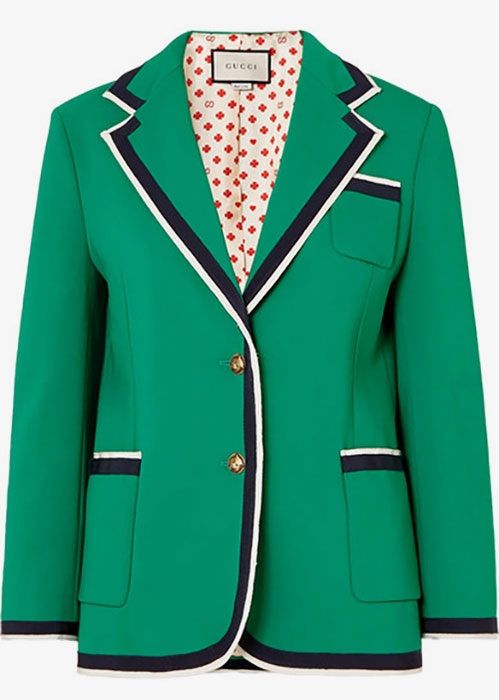 gucci blazer green