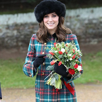 Kate Middleton Christmas Day outfit in 2013