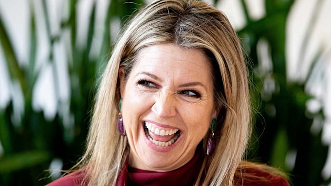 Queen Maxima looks elegant in leather skirt for new outing | HELLO!