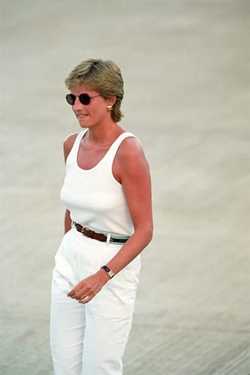 Princess Diana's white jeans outfit will give you major summer style ...