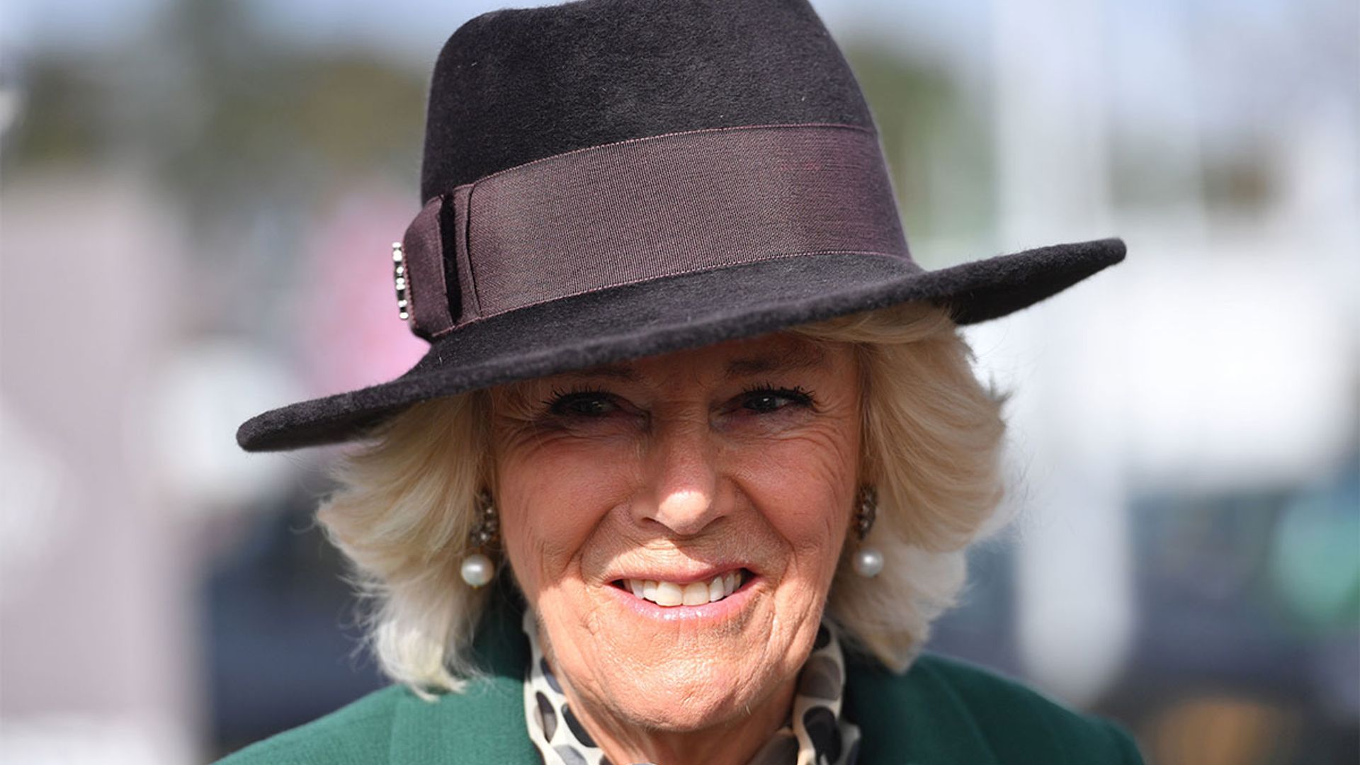 Duchess Camilla Stuns In Funky Printed Shirt Dress At Official Hospital ...