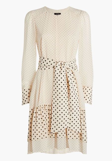 zara polka dot dress 2021