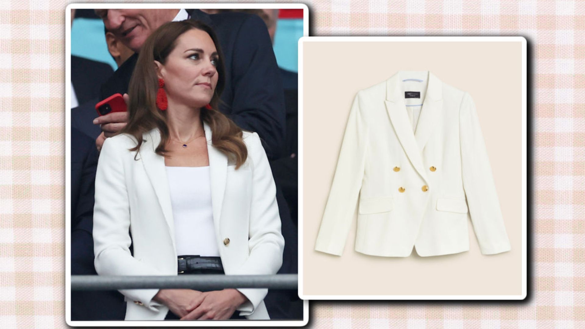 marks and spencer white jacket