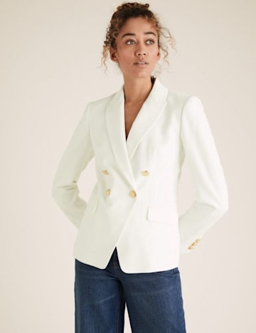 Marks & Spencer's white blazer has Kate Middleton Euro Cup vibes | HELLO!