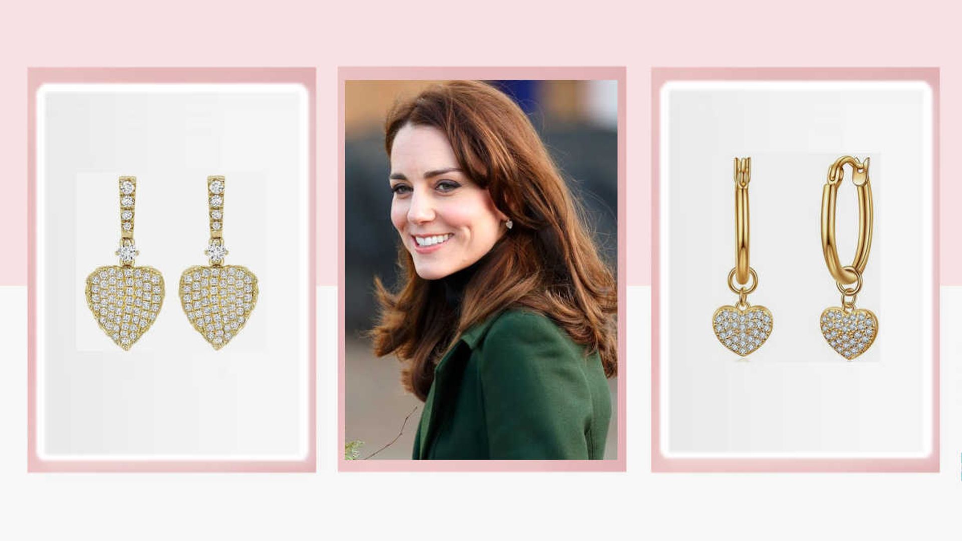 Loved Kate Middleton's £2,300 heart-shaped earrings? Amazon sells a £14 ...