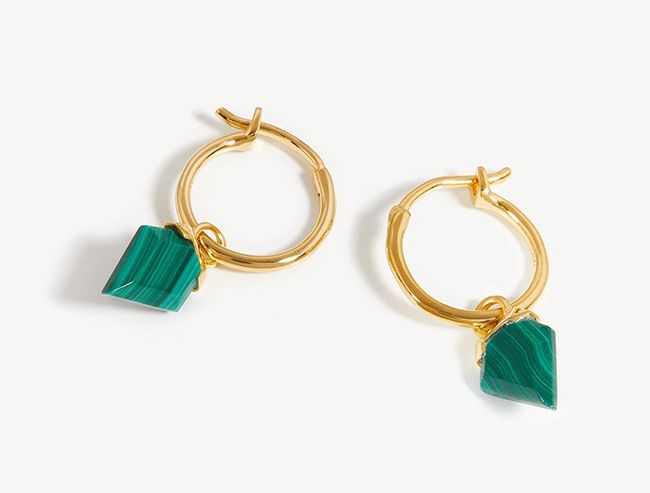 missoma green earrings