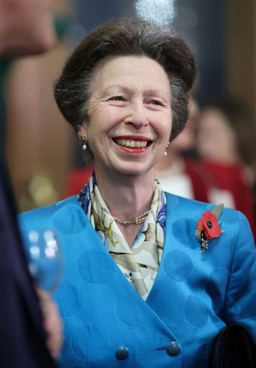 Princess Anne surprises in bold blue suit for Windsor Castle appearance ...