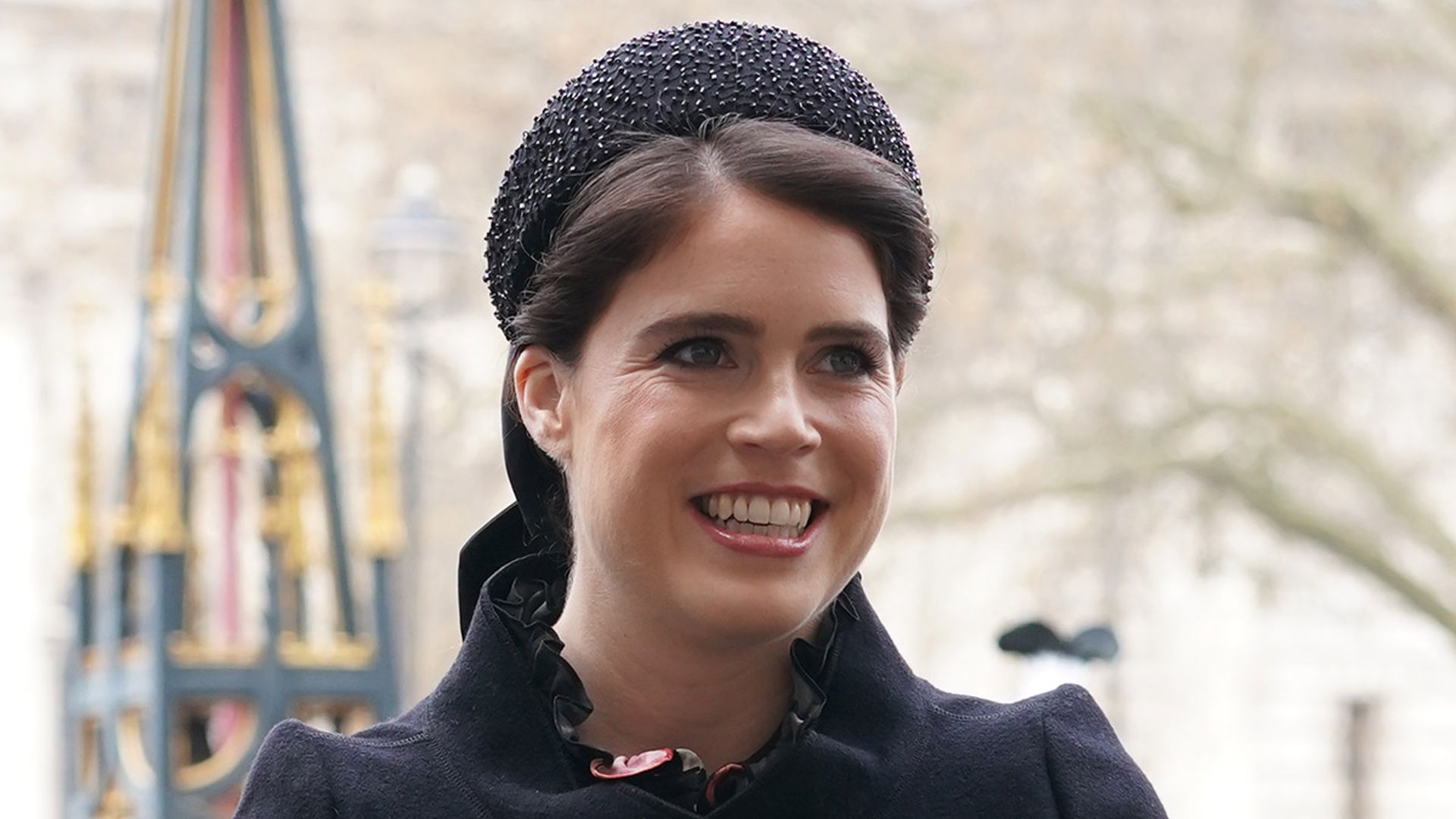 Princess Eugenie Wears Striking Erdem Dress & Bold Headband At Prince ...