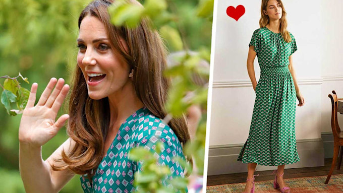 Still swooning over Kate Middleton's green Sandro dress? This lookalike ...