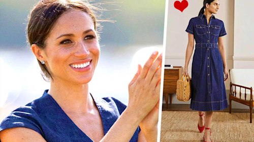 Meghan Markle's denim dress is a spring must-have – and this lookalike is royally chic