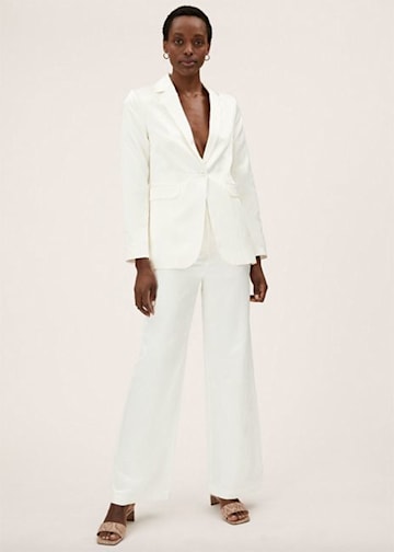 Marks & Spencer just dropped a stunning white trouser suit that's just ...