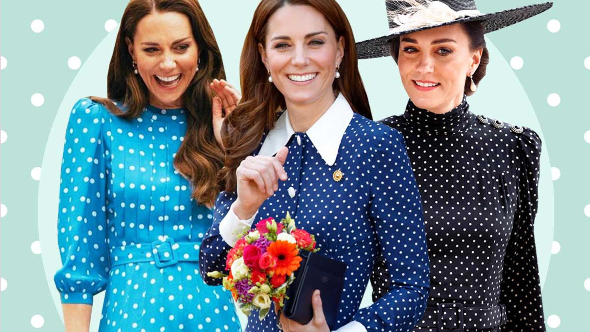 Kate Middleton perfect in polka dots for Wimbledon final