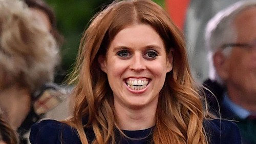 Princess Beatrice is a dream in low-key denim jacket and statement headband