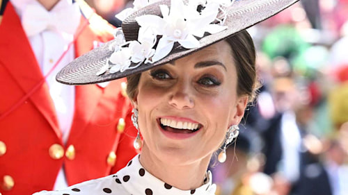 Kate Middleton is a vision of summer in polka dot dress for Royal Ascot