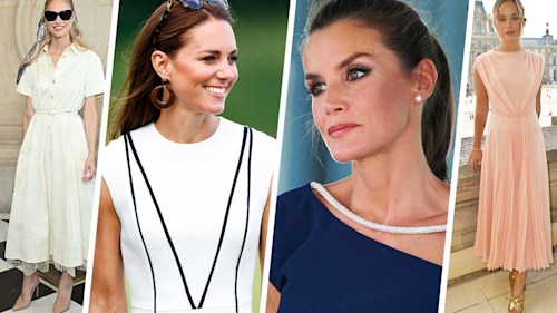 Royal Style Watch: From Kate Middleton's Wimbledon frock to Queen Letizia's Cos dress