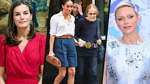 Royal Style Watch: From Meghan Markle's sculpted skirt to Princess Charlene's fairytale dress