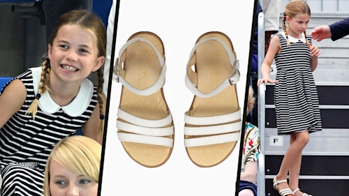Princess Charlotte's cute white sandals - 5 lookalikes to shop for your little girl