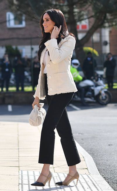 meghan markle office outfits