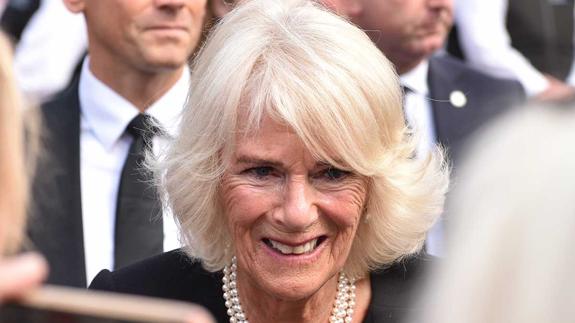 Queen Camilla encapsulates elegance in lacy dress for King Charles' III 