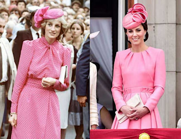 All the times Kate Middleton took style inspiration from Princess Diana ...