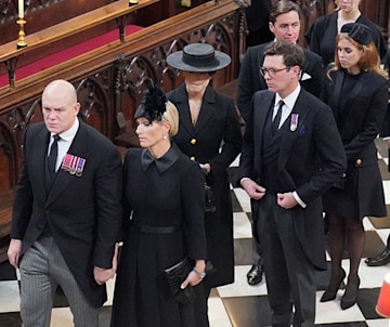 Princess Eugenie is elegant in bold hat and gold jewellery at Queen’s ...