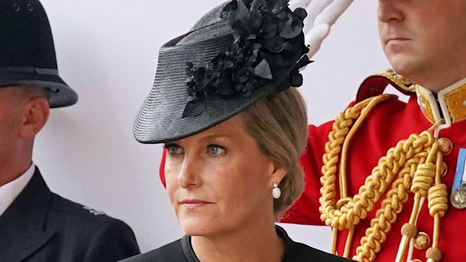 Sophie Wessex's history-making outfit at the Queen's funeral - details ...