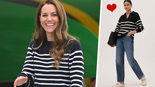 Loved Princess Kate's chic striped jumper? This £25 lookalike from M&S is so similar