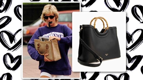 Marks & Spencer's bamboo handle tote looks just like Princess Diana's Gucci bag