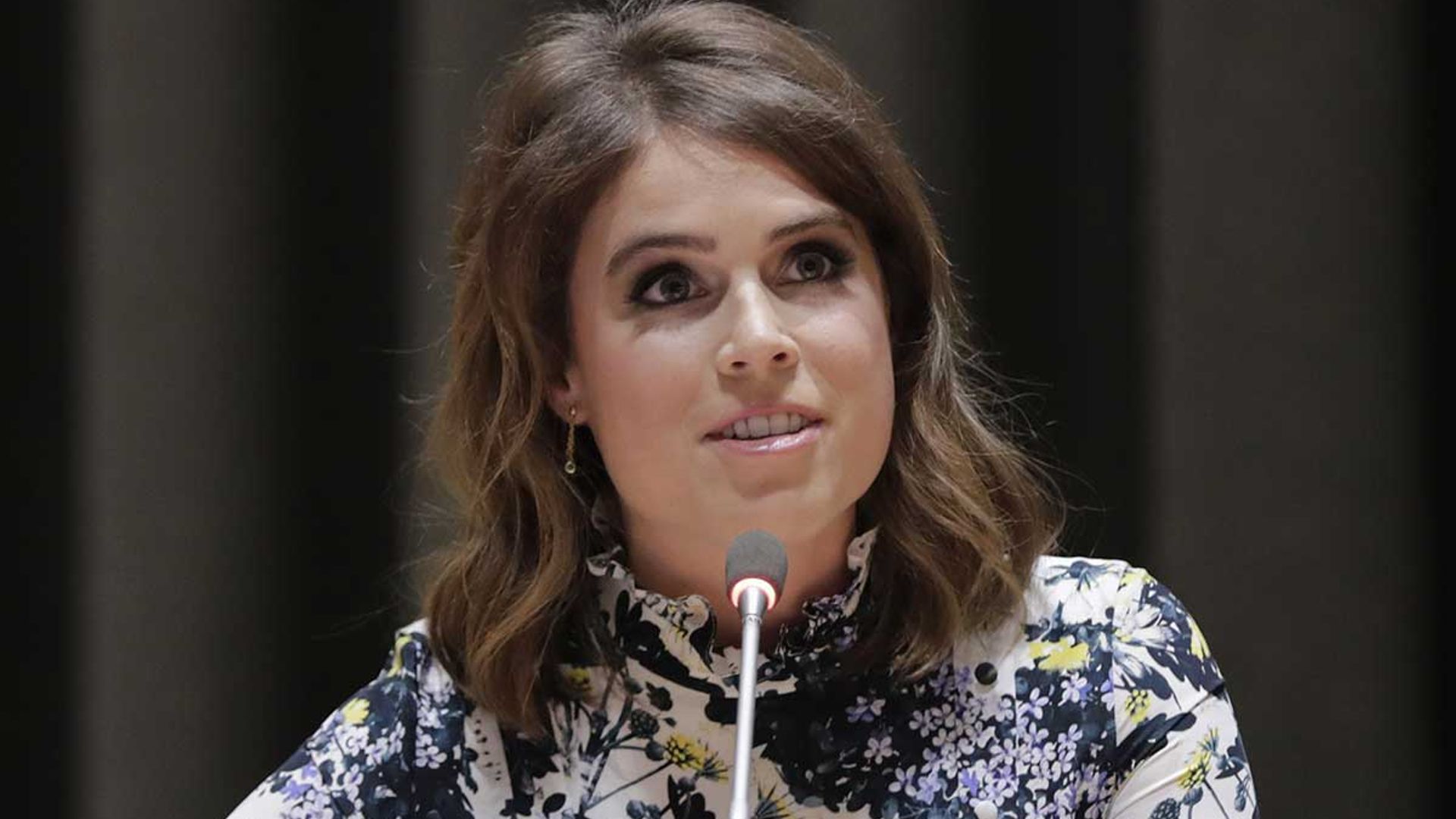 Princess Eugenie is the epitome of elegance in striking tie-dye dress