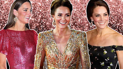 Princess Kate's most elegant evening dresses we'll be shopping for party season