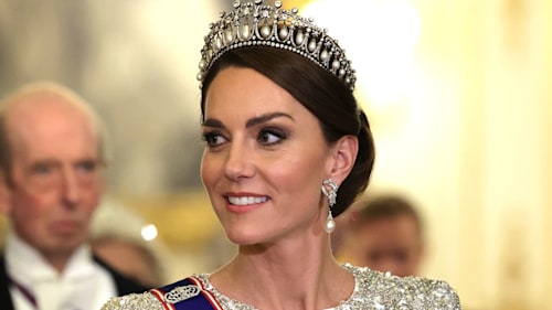 Princess Kate is exquisite in bridal gown for tiara moment