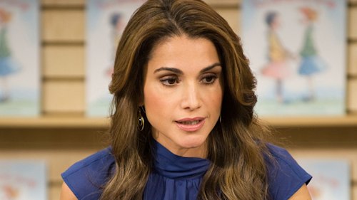 Queen Rania of Jordan steals style tips from Princess Beatrice in striking dress