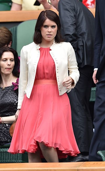 Princess Eugenie in rose pink