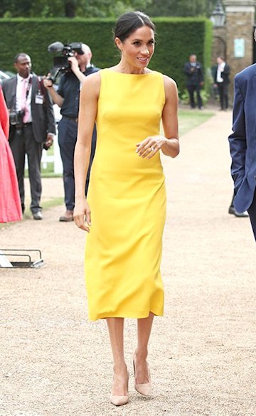 Meghan Markle in yellow