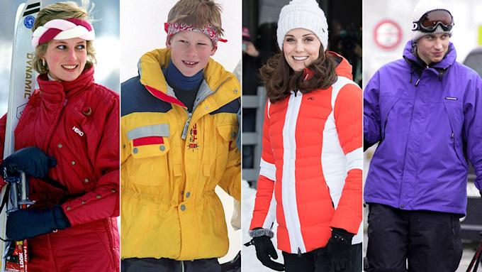 Royals in skiwear